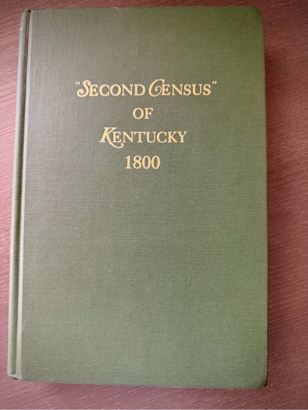 Second Census of Kentucky 1800 G. Glenn Clift 1982 Genealogy Hardcover